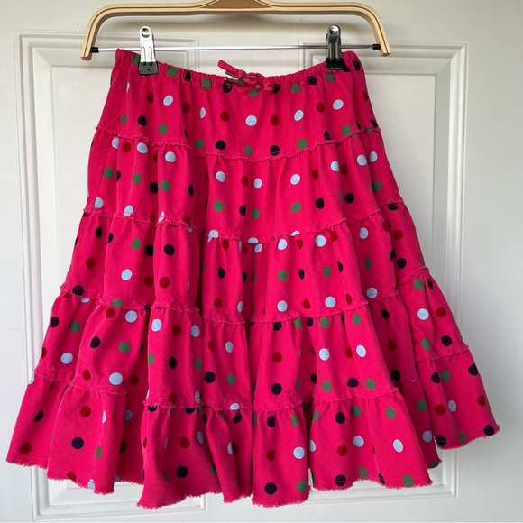Mini Boden Other - •Mini Boden• Tiered Corduroy Dotted Skirt - Size 9-10